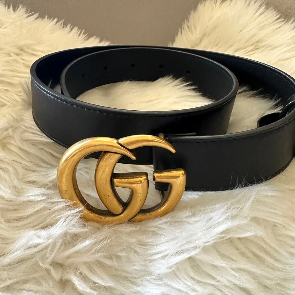 Gucci | Accessories | Gucci Gg Marmont Leather Belt With  display picture 3